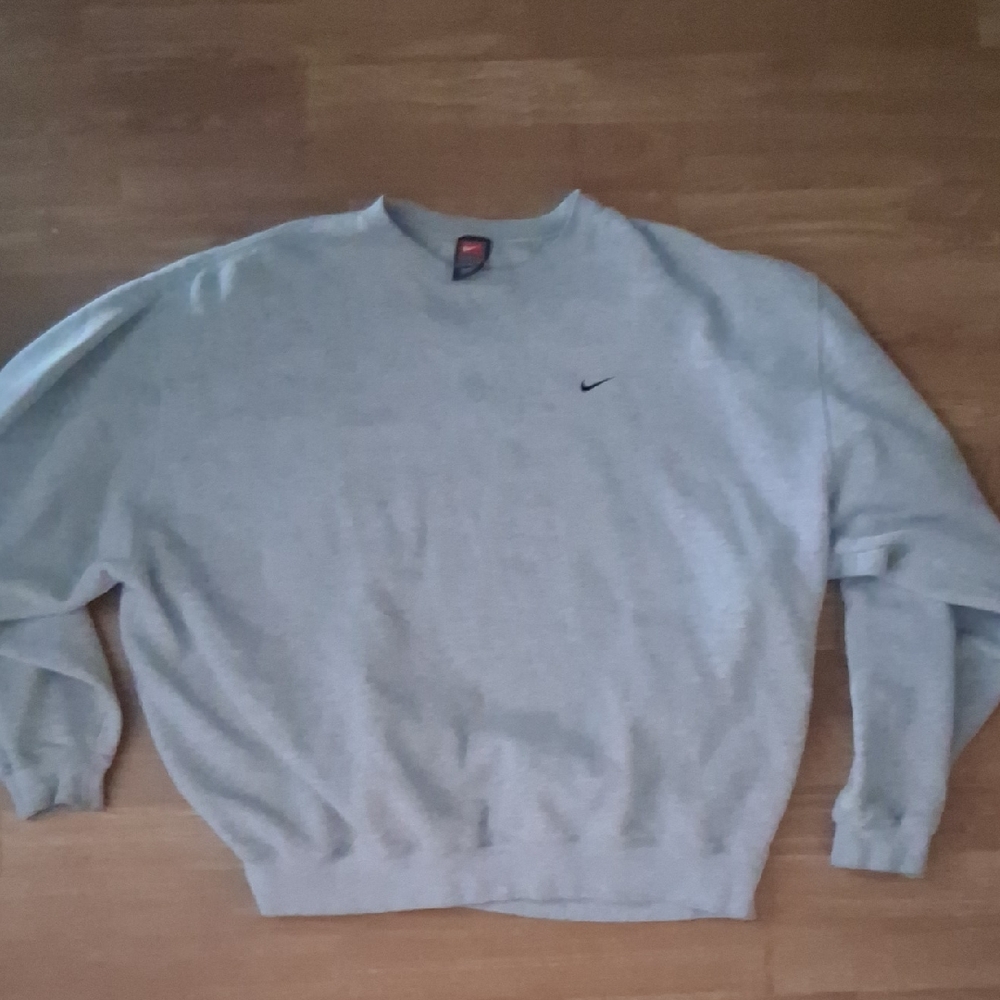 Nike Men's Classic Gray Crewneck Sweater